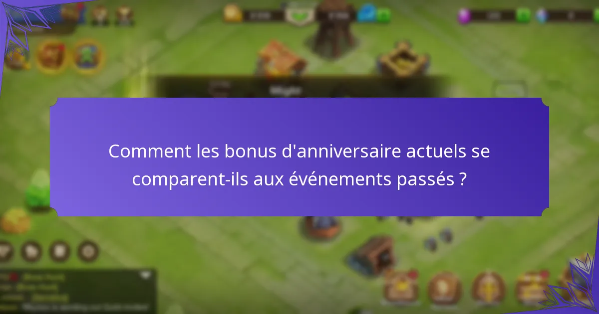 Quels objets exclusifs sont disponibles pendant la célébration d'anniversaire ?