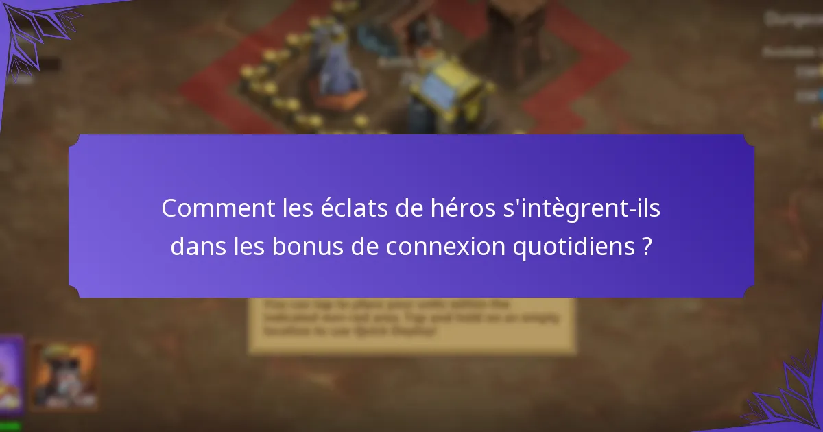 Quels événements saisonniers affectent les bonus de connexion quotidiens ?