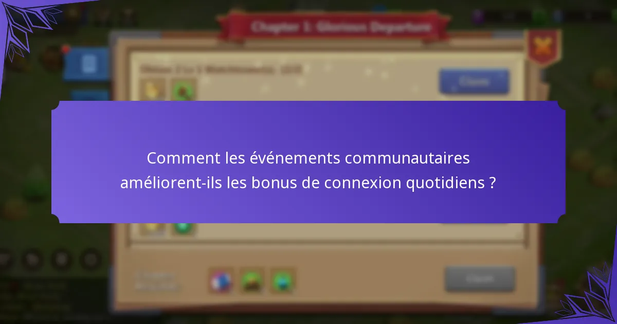 Quelles promotions spéciales sont disponibles pour les bonus de connexion quotidiens ?