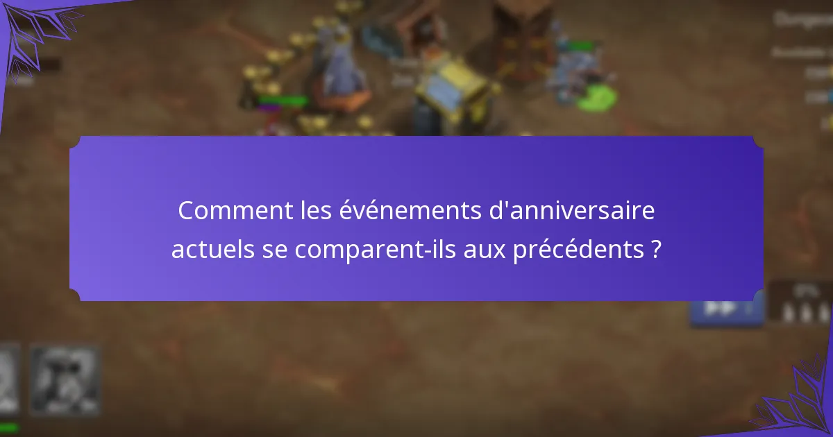 Quelles récompenses les joueurs peuvent-ils gagner pendant les événements d'anniversaire ?