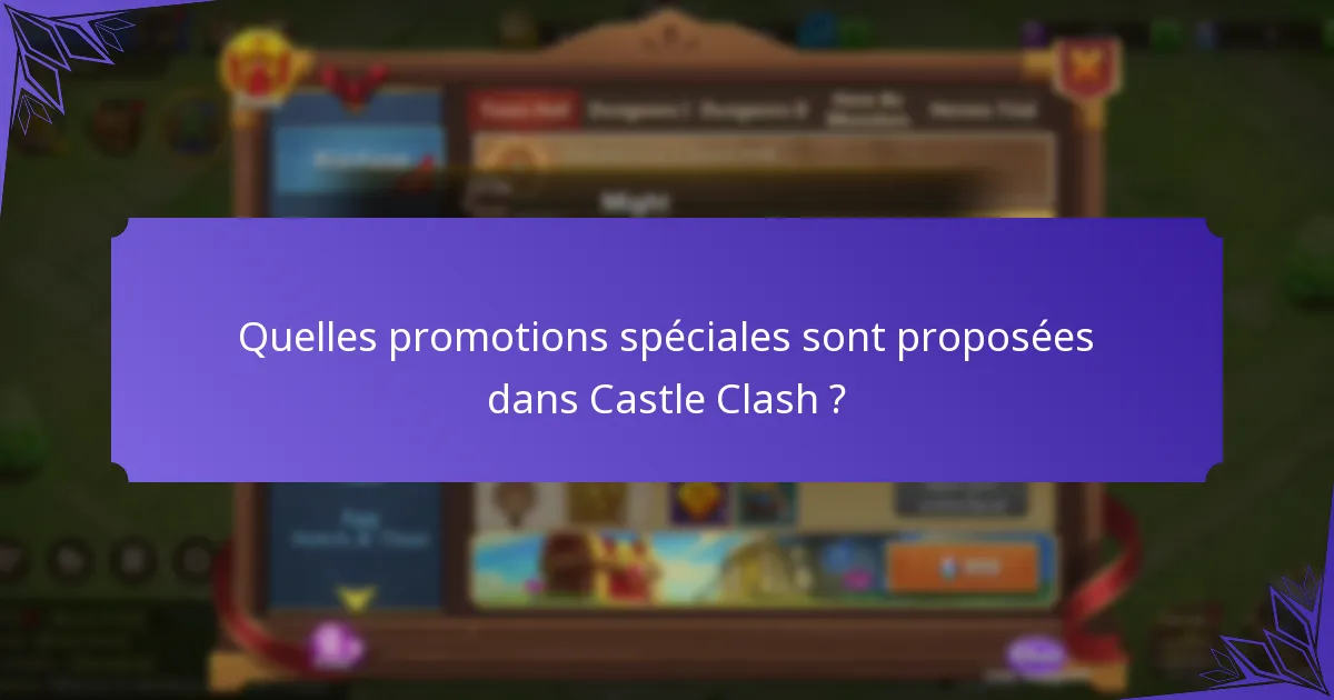 Quand auront lieu les prochains événements communautaires de Castle Clash ?