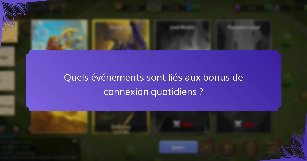Quelles offres spéciales sont disponibles grâce aux connexions quotidiennes ?