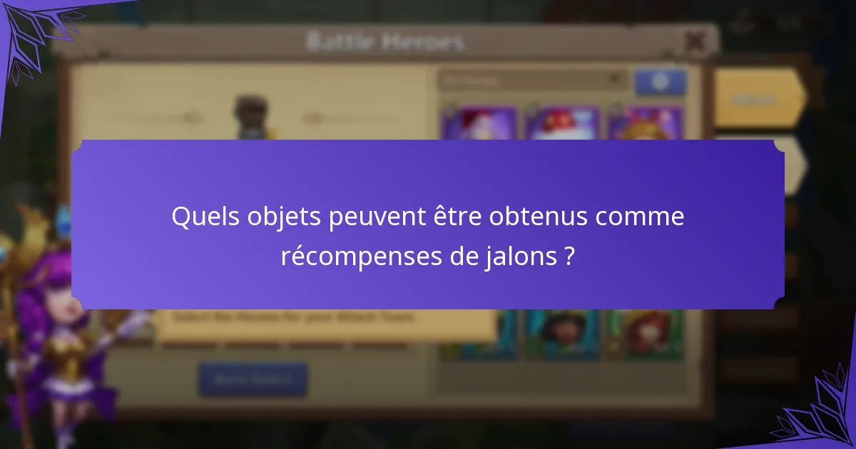 Comment les prix des jalons se comparent-ils à d'autres récompenses dans Castle Clash ?